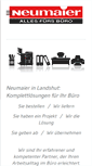 Mobile Screenshot of neumaier-buero.de